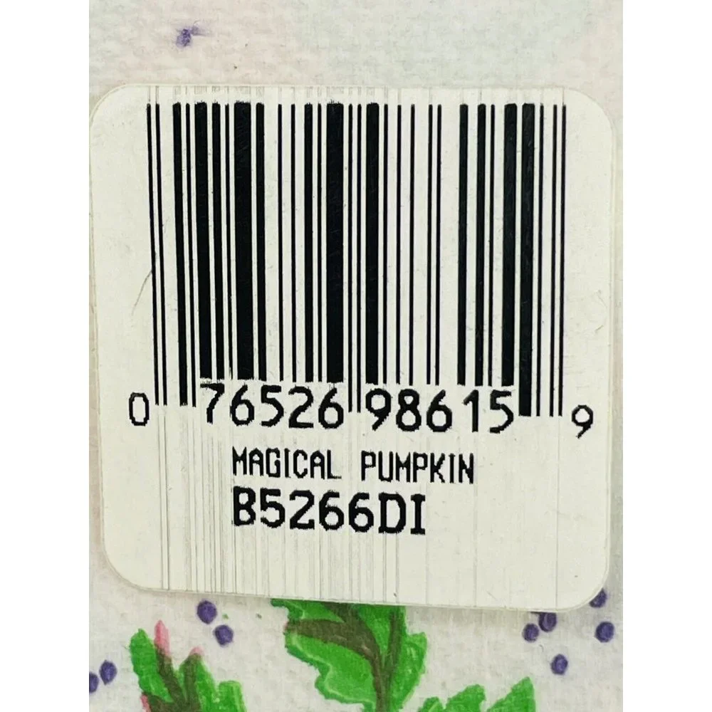 Die Cut Pumpkin Jack-O’-Lantern 9” Paper Napkins Party Makers Vintage 1995